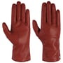 Lederhandschuhe mit Wollfutter by Roeckl rot