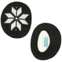 Snowflake Earbags Ohrenwärmer schwarz