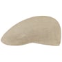 Madison Leinen Flatcap by Stetson beige