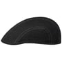 Madison Leinen Flatcap by Stetson schwarz