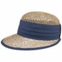 Beach Strohcap by Seeberger blau