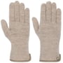 Walkhandschuhe mit Lederpaspel by Roeckl beige