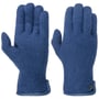 Walkhandschuhe mit Lederpaspel by Roeckl royalblau