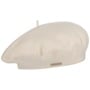 Virgin Wool Beret for Women by Seeberger cream white
