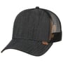 Linen Snapback Mesh Cap by Djinns schwarz