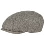 Woodfield Fischgrat Flatcap by Stetson schwarz