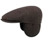 Kent Wool Ohrenklappen Flatcap by Stetson braun