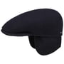 Kent Wool Ohrenklappen Flatcap by Stetson blau