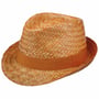 Valencia Trilby Strohhut by Lipodo orange