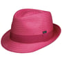 Málaga Trilby Strohhut by Lipodo fuchsia