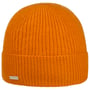 Sporty Kaschmir Umschlagmütze by Seeberger orange