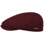 Belfast Classic Wool Flatcap by Stetson dunkelrot