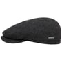 Belfast Classic Wool Flatcap by Stetson schwarz-grau