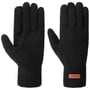Haakon Lambswool Fingerhandschuhe by Barts schwarz