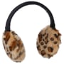 Plush Webpelz Leopard Ohrenwärmer by Barts beige
