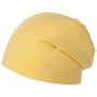 Pastell Oversize Jerseymütze gelb