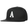 A Letter Snapback Cap svart