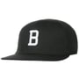 B Letter Snapback Cap schwarz