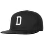 D Letter Snapback Cap schwarz