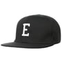 E Letter Snapback Cap schwarz