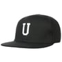 U Letter Snapback Cap schwarz