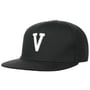V Letter Snapback Cap schwarz