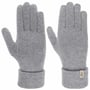 Strickhandschuhe mit Kaschmir by Roeckl hellgrau