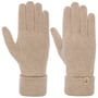 Strickhandschuhe mit Kaschmir by Roeckl hellbeige