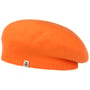Baskenmütze mit Kaschmir by Roeckl orange