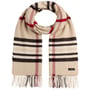 Cashmink Oversize Fransenschal by Fraas camel