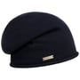 Rollrand Beanie by Seeberger dunkelblau