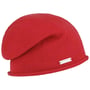 Rollrand Beanie by Seeberger rot