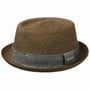 Robstown Toyo Pork Pie Strohhut by Stetson braun