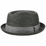 Robstown Toyo Pork Pie Strohhut by Stetson anthrazit