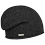 Kaschmir Beanie mit Rollrand by Seeberger anthrazit