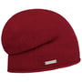 Kaschmir Beanie mit Rollrand by Seeberger bordeaux