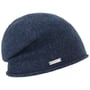 Kaschmir Beanie mit Rollrand by Seeberger dunkelblau-meliert