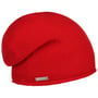 Kaschmir Beanie mit Rollrand by Seeberger rot