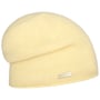 Kaschmir Beanie mit Rollrand by Seeberger pastellgelb