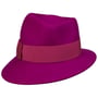 Asym Damenhut mit Ripsband by Lierys fuchsia