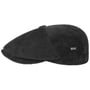 8 Panel Cordial Flatcap by Lipodo schwarz