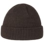Skate Beanie Umschlagmütze braun