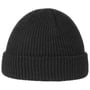 Skate Beanie Umschlagmütze schwarz