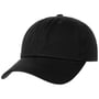 Low Profile Cotton Strapback Cap schwarz