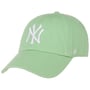 Yankees CleanUp Strapback Cap by 47 Brand hellgrün