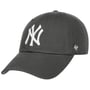 Yankees CleanUp Strapback Cap by 47 Brand dunkelgrau