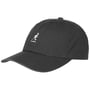 Washed Dad Hat Baseballcap by Kangol schwarz