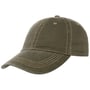 Washed Denim Baseballcap by Lipodo oliv