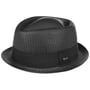 Acapulco Black Pork Pie Strohhut by Lipodo schwarz