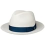 Black Trim Small Panamahut by Borsalino natur-blau